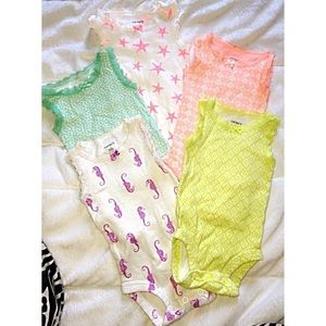 5 carters newborn tanks!