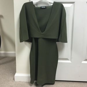 Missguided Bodycon Cape Dress *WORN ONCE*