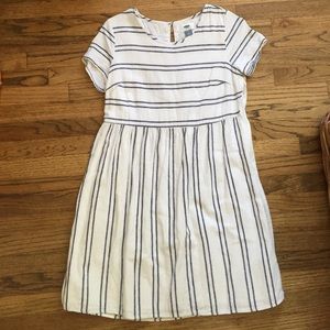 Old Navy Striped Linen Dress