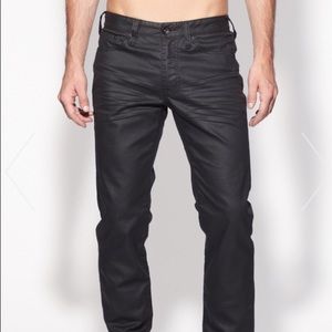 G by Guess Men's Korbin Coated Slim Fit Jeans