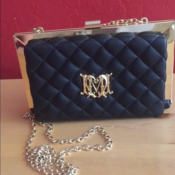 Moschino black clutch