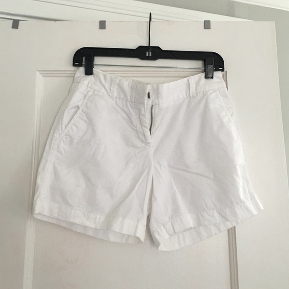 White J. Crew shorts