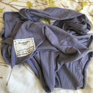 Nine foot Alabama Chanin cotton shawl.