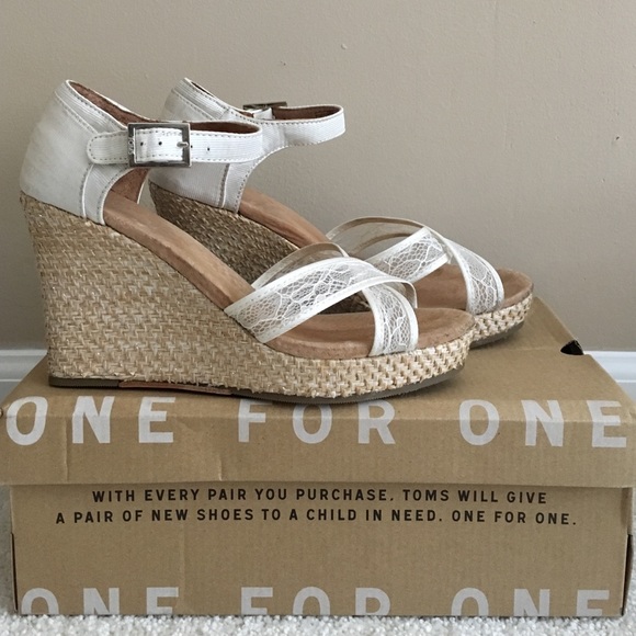 TOMS Lace Wedges