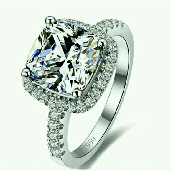 3 CTW ENGAGEMENT WEDDING RING