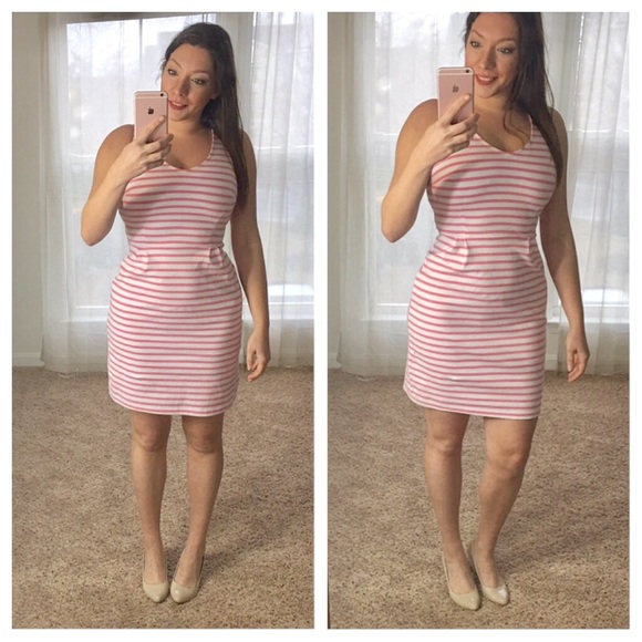 Candy Pink Striped Dress