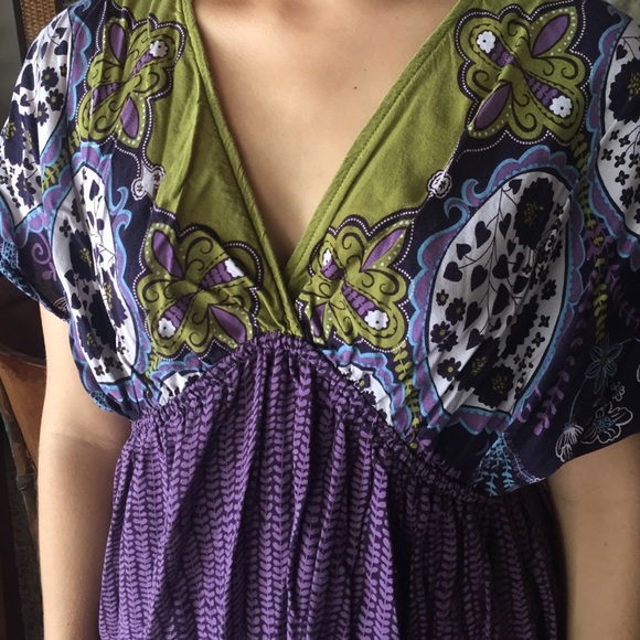 Colorful Boho dress - Picture 2 of 3