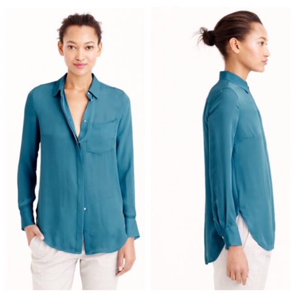 [PRICE ⬇️] NWT Pink J.Crew Classic Silk Blouse