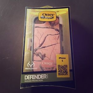 Otter box Pink Camo Case iPhone 5 NEW