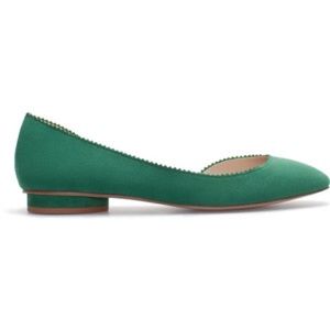 ZARA Emerald Green Flats 36