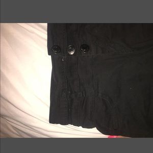 Black High Waited shorts