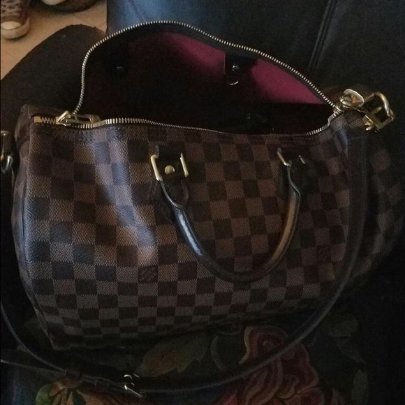 Speedy Bandoulière 35 Damier Ebène canvas - Picture 2 of 4