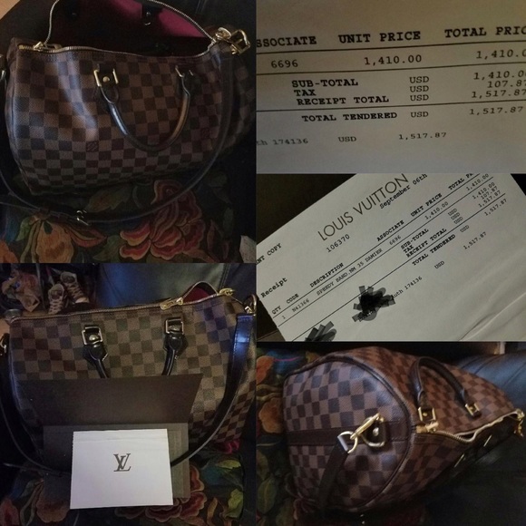 Speedy Bandoulière 35 Damier Ebène canvas - Picture 4 of 4