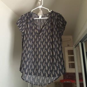 H&M giraffe blouse
