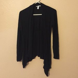 Black cardigan