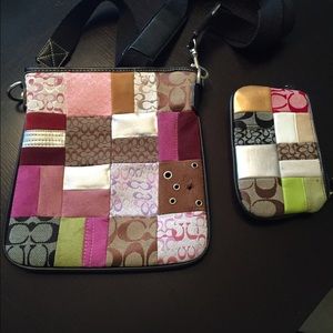 Coach Crossbody Purse and Wristlet