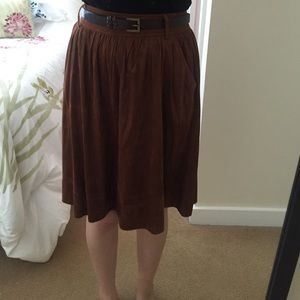 Suede-Like F21 Skirt