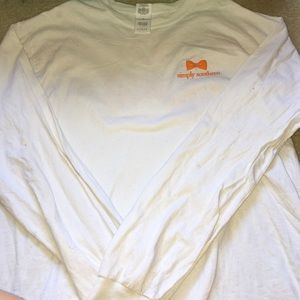 CLEMSON LONG SLEEVE SIMPLY SOUTHERN SHIRT