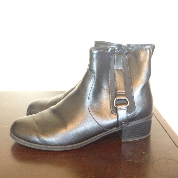 Black ankle boots