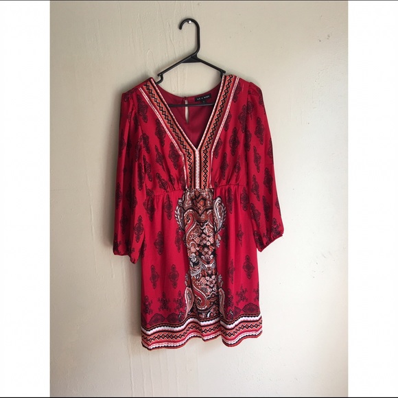 AS U WISH v-neck dress