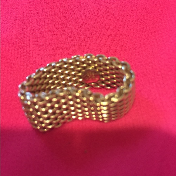 Authentic-Vintage-Tiffany- ring used. Size 6