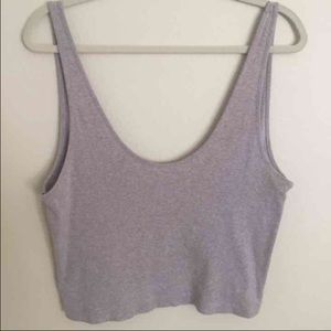 Beige Brandy Melville crop top