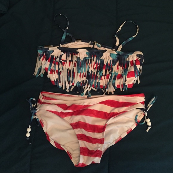 American Flag Swimsuit!!