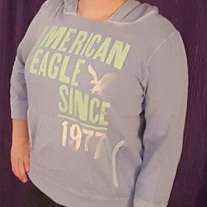 American Eagle 3/4 sleeve hoodie