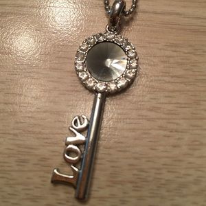 Key love necklace