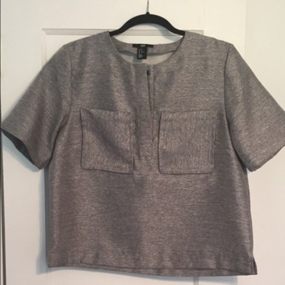 H&M Grey Light Top