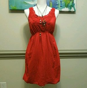 Red Forever 21 Summer Dress