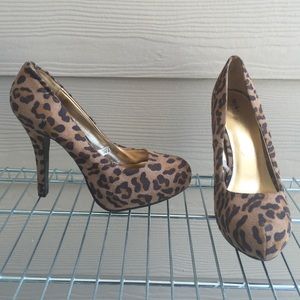 Mossimo Leopard Print Heels