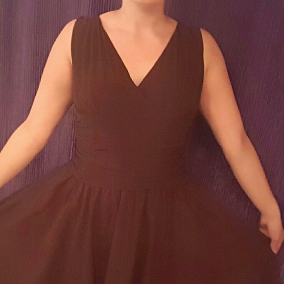 Brown ball gown - Picture 1 of 4