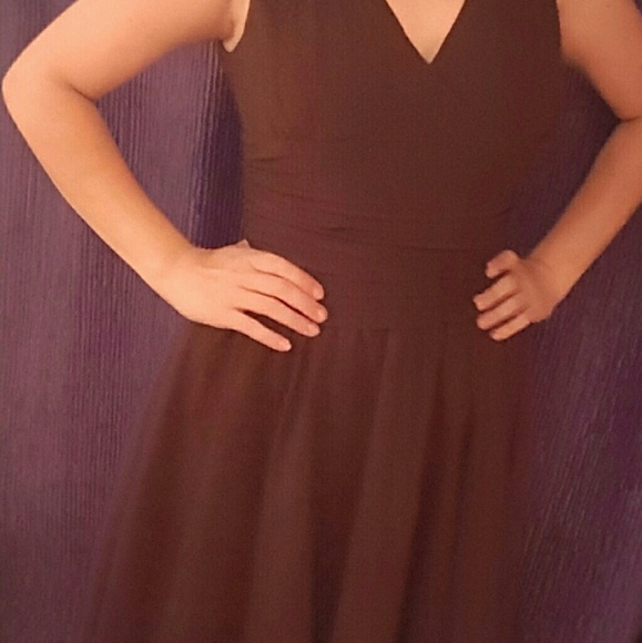 Brown ball gown - Picture 2 of 4