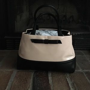 NWT 🛍 KS pink leather tote