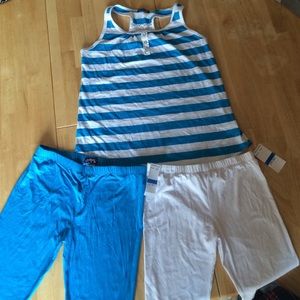 Three piece short set