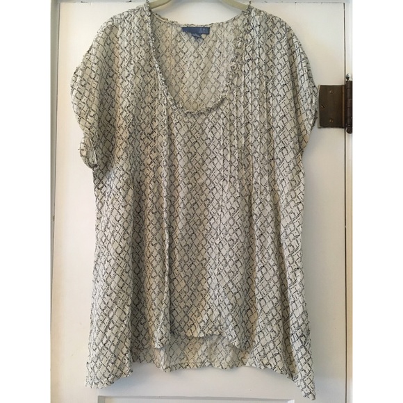 Lil silk trapeze blouse - EUC