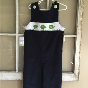 NWOT Smocked longall-Boys 3T