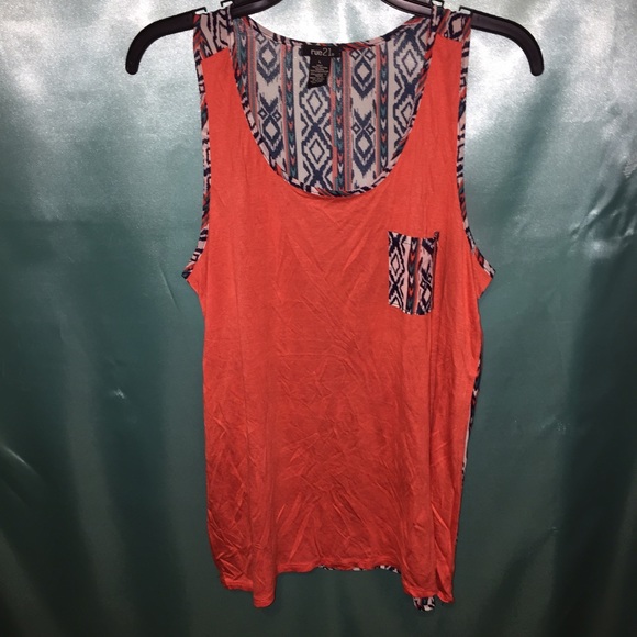 Rue21 Tops - Tribal Print Tank w/ Pocket