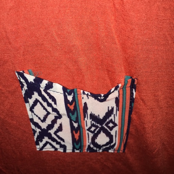 Tribal Print Tank w/ Pocket - Picture 2 of 4