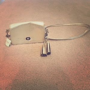 Silver Crossbody Coach bag NWOT