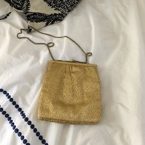 Vintage Gold Evening Bag
