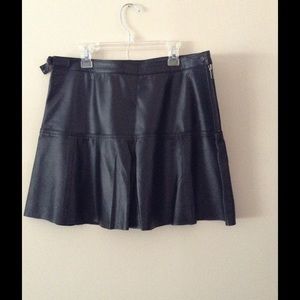 Black Leather Skirt