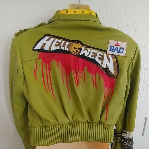 Any Old Iron Leather100% real. Jacket 😍😍😍 - Picture 2 of 8