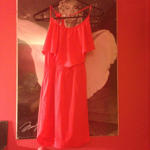 Pink American eagle sun dress WITH POCKETS