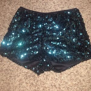 SEQUIN SHORTS