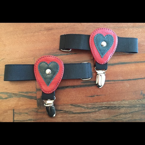 Five and Diamond Heart Sock Garters.  Sold out!