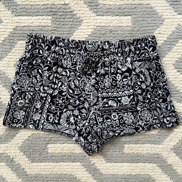 Patterned Flowy Shorts