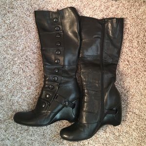 Steampunk Miz Mooz leather boots