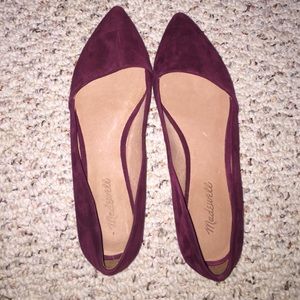 Madewell Burgundy Flats